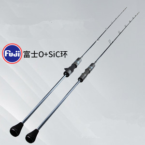 Caña de Pescar de Hierro Sólida de 1.93m ML M MH con Anillas Fuji, Ligera, para Pesca en Mar, Acción Lenta - Product Image 1