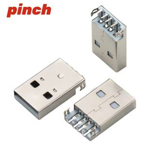 Conector USB Tipo A de 4 Pines, Terminal de Soldadura, Montaje Superficial, Clasificación de Corriente de 2A 5A para Proyectos Electrónicos - Product Image 3