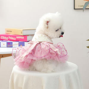Pretty <strong>Pet</strong> Princess Dress Autumn Winter Dog Warm Dress - Product Image 3