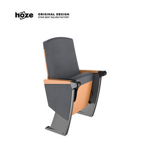 Hoze HS-1214การออกแบบที่ทันสมัยเก้าอี้โรงหนังอลูมิเนียมอัลลอยด์เหมาะกับสรีระเฟอร์นิเจอร์เชิงพาณิชย์พับได้ทนทาน - Product Image 1