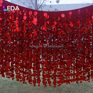 LEDA <b>Wedding</b> Party Supplies Custom Size and Color Black Sequin Wall <b>Ceiling</b> <b>Decoration</b> for Events Decor - Product Image 4