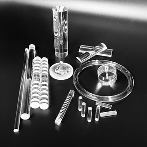 Độ tinh khiết cao hợp nhất silica thạch anh sưởi ấm Rod rõ ràng thủy tinh thạch anh Rod/Thủy tinh thạch anh thanh - Product Image 1