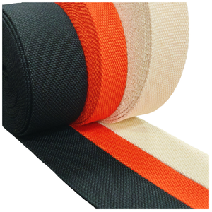 厚手25/38/<span class=keywords><strong>50mm</strong></span>幅コットン天然ポリエステルコットン生地織りキャンバスウェビング - Product Image 2