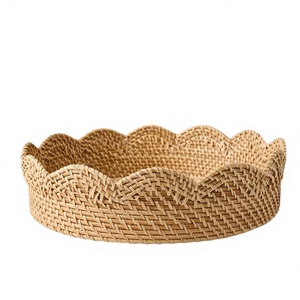 New Bamboo Foldable Woven <b>Baskets</b> <b>for</b> Storage and Decorative Use in <b>Bathroom</b> and Kitchen - Product Image 4