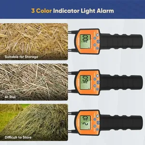 Medidor de Humedad para Heno - Analizador de Humedad Digital Portátil con Sonda Larga para Forraje, Pacas y Aplicaciones Agrícolas - Product Image 4