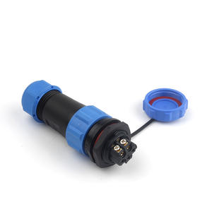 LP21 IP68 Étanche Aviation Plug & Socket 2-7 Pin Back Nut Panel Mount Screw Crimp Male/Female Connector for Outdoor/Industrial - Product Image 2