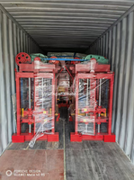 Machine à fabriquer des blocs creux en béton et des briques en ciment Weida QTJ4-40 - Ligne de production de briques de pavage solides 380V/400V Garantie 1 an