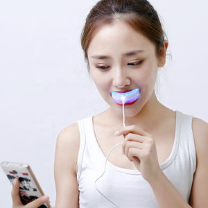 Kit Profesional de Blanqueamiento Dental en Casa con Luz LED USB, Sin Peróxido, Sabor a Menta, Luz Azul Fría para un Efecto Blanqueador Excepcional - Product Image 3