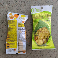 Couverture d'emballage de collations avec impression personnalisée sachet de pop-corn croustillant pop-corn banane croustilles sac d'emballage