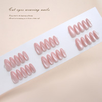 Vente en gros de faux ongles minimalistes œil de chat à presser, 30 pièces, styles personnalisés variés pris en charge avec faible MOQ
