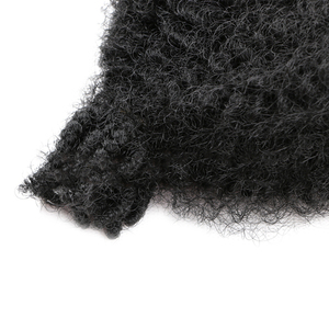 Extensions de cheveux synthétiques 3X <span class=keywords><strong>Afro</strong></span> Kinky pour tresses au crochet, bouclées et crépues, 3 pièces, tresses Marley, torsades ressort, 205g, pour femmes noires - Product Image 6