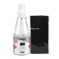 Kit de nettoyage d'écran - Spray pour ordinateur/TV/ordinateur portable/LCD/LED - Nettoyant 200 ml avec chiffon en microfibre
