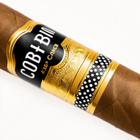 Bandes d'étiquettes de cigares rétro en feuille d'or - Autocollants holographiques gaufrés, imperméables et résistants à l'huile, en papier artistique