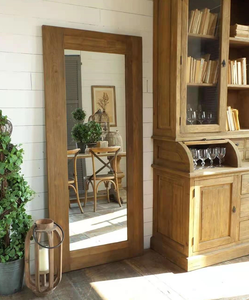 Gương Tái Chế Thông Phòng Khách Khung Gỗ Kính Cao DANDOU Đồ Nội Thất Gỗ Tự Nhiên Màu Gỗ Rắn Chấp Nhận <span class=keywords><strong>10</strong></span> Miếng - Product Image 3