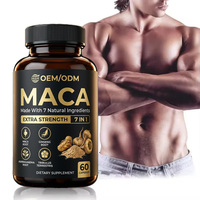Capsules de Maca et d'Ashwagandha OEM/ODM pour la performance sportive et l'endurance des adultes, complément énergétique