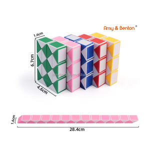 Rompecabezas mágico de serpiente, superventas, 24 bloques, juguete inquieto de serpiente, alivio del estrés, educativo, colorido, 24 eslabones, serpiente para niños y adultos - Product Image 1