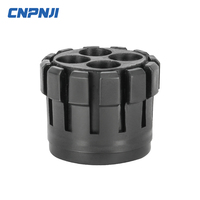 Presse-étoupe en EPDM et polyamide résistant aux intempéries avec rondelle à 2 trous Système de protection des câbles multi-trous en nylon durable