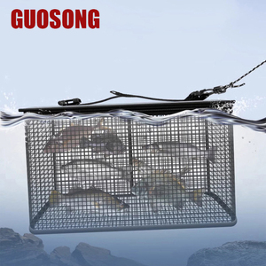 Panier <span class=keywords><strong>de</strong></span> pêche flottant en nylon 320g 500g, pliable, seau <span class=keywords><strong>de</strong></span> rangement portable pour équipement <span class=keywords><strong>de</strong></span> pêche, cage <span class=keywords><strong>de</strong></span> pêche en gros - Product Image 4