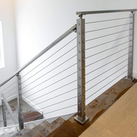 FSJRS Garde-corps à câble moderne en acier inoxydable 304 de haute qualité, fixation au sol, usage intérieur/extérieur, YL METAL, garantie 5 ans, 3mm-6mm