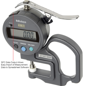 Medidor de Espesor Digital de Alta Precisión MITUTOYO 547-500S en Stock 547-500S Mitutoyo 547-500S 547-500S - Product Image 5