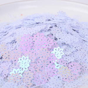 9mm 500g Open-hole Flower-shaped Glitter PVC <strong>Sequins</strong> Slime DIY Fillers Nail <strong>Art</strong> Accessory 6-20mm - Product Image 4