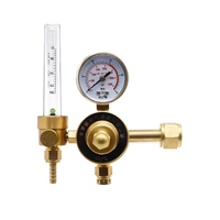 Régulateur de pression de gaz en laiton haute pureté pour soudure, laboratoires, débitmètres (azote, argon, hélium, GPL, propane, acétylène)