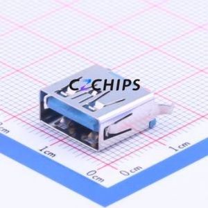 916-162A205EY10200 USB Connector Through hole Component (THT) Connector Type-A USB 3.0 Female Through Hole - Product Image 2