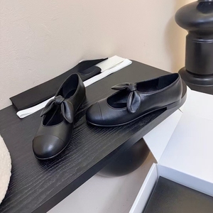 Nuevas <span class=keywords><strong>Zapatillas</strong></span> Planas Francesas con Lazo para Mujer 2025, Zapatos Mary Jane de Boca Baja con Aumento de Altura para Verano y Otoño - Product Image 5