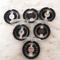 Fluffy 25mm Mink Eyelash Bulk Lasheswholesale Vendor Faux cils naturels 3D Real Mink Lashes Wispy 25mm Eyelashes