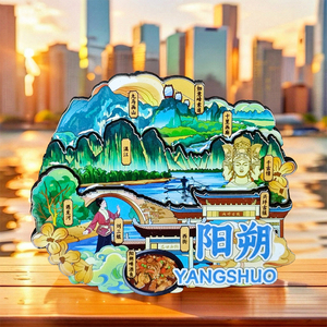 2026 New Design Wooden Epoxy <b>Fridge</b> Magnet Personalized City Tourism Souvenir Craft Gift Refrigerator Sticker 3d Wood Magnets - Product Image 1