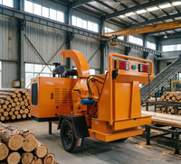 Broyeur de bois 5TPH à performance fiable avec port de contrôle de la poussière pour environnement d'atelier intérieur