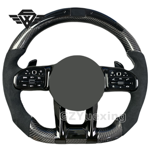 <span class=keywords><strong>Volant</strong></span> personnalisé en fibre de carbone avec lumière LED pour Mercedes Benz W176 W204 W212 W205 W207 <span class=keywords><strong>W208</strong></span> W463 CLS63 E63 AMG C200 C43 - Product Image 1