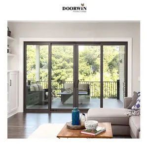 Doorwin Retractable Screen 10 Foot Steel Sliding Glass Door 3 Panel Stackable Sliding Patio Doors