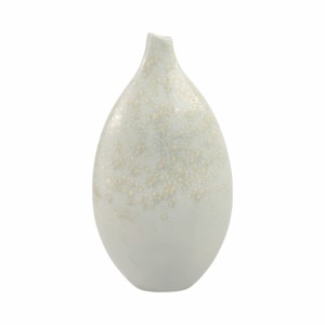 Vaso in Ceramica a Goccia con Texture Curva per Arredamento Soggiorno, Vaso per Fiori in Ceramica per Stile Domestico Scultoreo - Product Image 1
