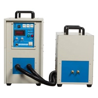 Machine de chauffage par induction de forgeage de fer en acier d'utilisation de laboratoire 30KW avec PLC et composants de noyau de moteur