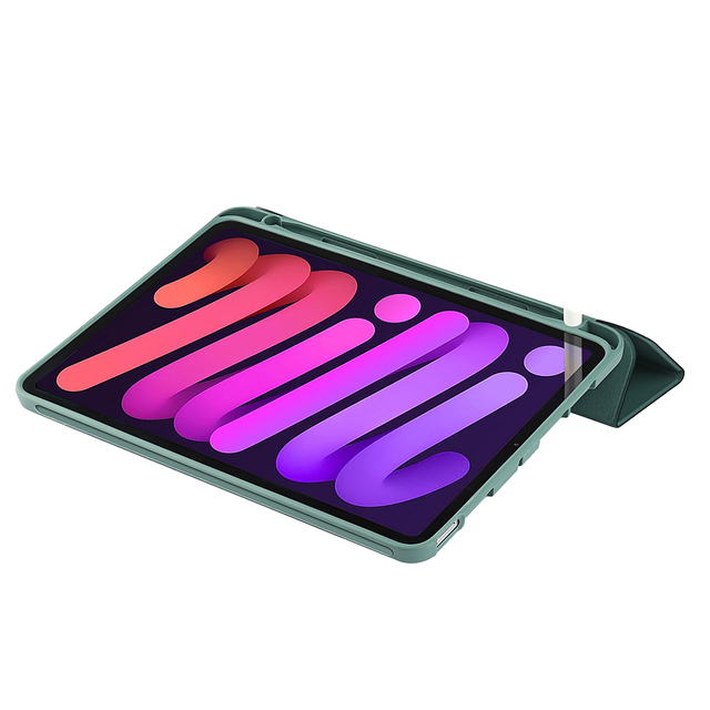 Stand-Powered Magnetic Pu Leather Case for iPad Air 10.2/10.5 & iPad Pro 11 10.9 Inch 2024 Model