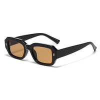 Lunettes de soleil rétro à monture petite effet écaille de tortue, unisexe, carrées, protection UV, nouvelle collection, prix de gros