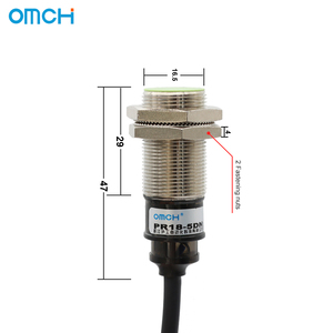 Omch pr18 tuôn ra kim loại cảm ứng <span class=keywords><strong>Proximity</strong></span> Sensor chuyển 5 mét khoảng cách phát hiện NPN <span class=keywords><strong>PNP</strong></span> đầu ra - Product Image 1