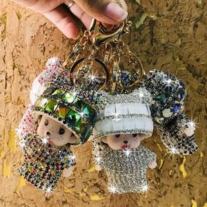 Produits phares : Porte-clés en strass diamant, accessoires mignons pour couple - Product Image 1