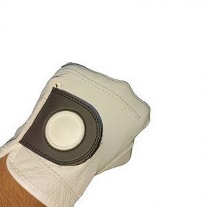 Gant de golf en cuir blanc de qualité supérieure avec marqueur de balle détachable, performance professionnelle, adhérence optimale, respirant, toucher doux, équipement de golf - Product Image 3
