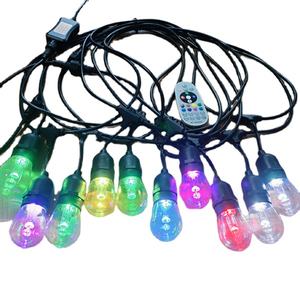 <span class=keywords><strong>Guirlande</strong></span> <span class=keywords><strong>lumineuse</strong></span> extérieure E27 de 100 m 50 m, éclairage feston, câble feston étanche, lumières de ceinture - Product Image 4