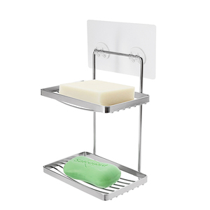 Articoli di fabbrica in magazzino gancio adesivo magico riutilizzabile doppio livello <span class=keywords><strong>sapone</strong></span> piatto <span class=keywords><strong>solido</strong></span> <span class=keywords><strong>porta</strong></span> <span class=keywords><strong>sapone</strong></span> - Product Image 1