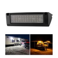 9 pouces 36W 2880LM 12/24V Flood RV Porche Lumière 45 ° Montage en surface IP67 Étanche et anti-poussière LED Scène Lumière pour Van/Camion