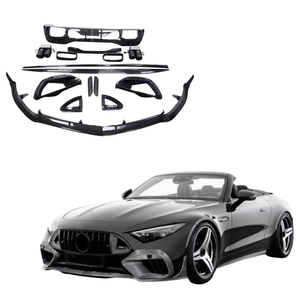 Kit de Carrocería de Fibra de Carbono Seca Estilo BS para <span class=keywords><strong>Mercedes</strong></span> <span class=keywords><strong>Benz</strong></span> SL43 <span class=keywords><strong>SL63</strong></span>, Incluye Alerón Delantero, Faldones Laterales y Difusor - Product Image 1