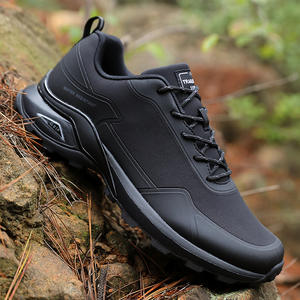 Bottes <span class=keywords><strong>de</strong></span> randonnée pour hommes à semelle épaisse, confortables, anti-éclaboussures, respirantes, en tissu élastique, avec semelle en caoutchouc surdimensionnée pour <span class=keywords><strong>la</strong></span> randonnée - Product Image 4