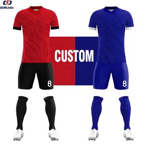 Benutzer definierte sublimierte Fußball mannschaft Uniform Full Set Fußball uniform Fußball trikots Thailand Fußball trikot Set - Product Image 1