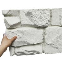 Revêtement mural en pierre artificielle PU Rock, panneaux en pierre artificielle PU modernes, imperméables, pour décoration extérieure