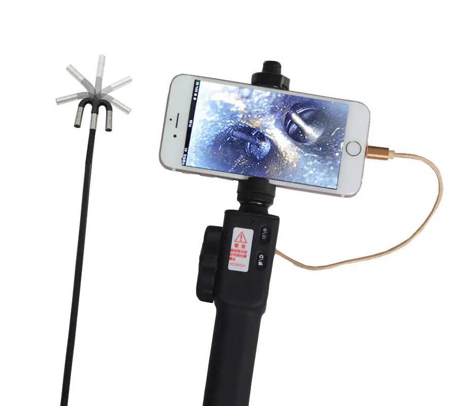 Hd 720P Video Inspectie Camera 5.5 Mm Inspectie Snake Camera Borescope Smart Telefoon Endoscoop Auto Inspectie 15-45mm