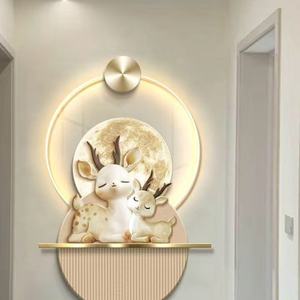 Cuadro de Lujo con Luz LED Dorada, Arte de Pared en Aleación de Aluminio, Impresión de Naturaleza Muerta en Lienzo, Pintura al Óleo de Porcelana de Cristal de Lujo para el Hogar - Product Image 5