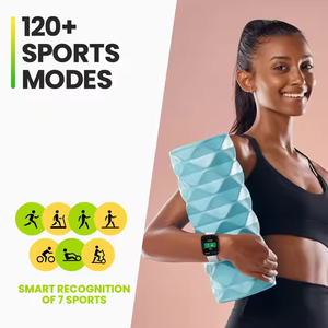 นาฬิกาอัจฉริยะ <span class=keywords><strong>Amazfit</strong></span> Bip 5 ขนาด 46 มม. พร้อม GPS, Alexa ในตัว, รองรับการโทรผ่านบลูทูธ, แบตเตอรี่ใช้งานได้ 10 วัน, โหมดกีฬา 120 โหมด, สำหรับ Android และ iOS สีดำ - Product Image 3